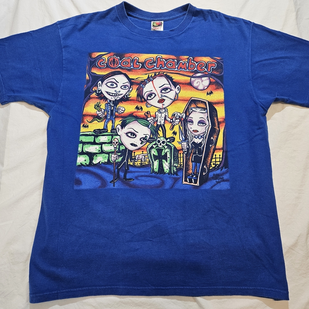 Coal Chamber Vintage 2000 Tour Concert Tshirt Double Sided XL